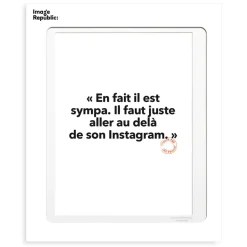 Image Republic Affiche Loic Prigent En Fait Il Est - 30 x 40 cm > Fabriqué En France|Décorations Murales