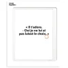 Image Republic Affiche Loic Prigent Il T'Adore - 30 x 40 cm > Fabriqué En France|Décorations Murales