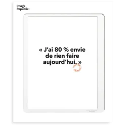 Image Republic Affiche Loic Prigent J'Ai 80 Envie - 30 x 40 cm > Fabriqué En France|Décorations Murales