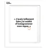 Image Republic Affiche Loic Prigent J'Avais Tellement - 30 x 40 cm > Fabriqué En France|Décorations Murales