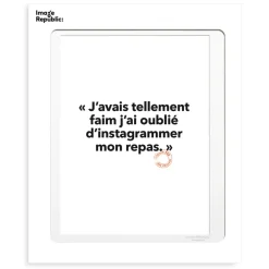 Image Republic Affiche Loic Prigent J'Avais Tellement - 30 x 40 cm > Fabriqué En France|Décorations Murales