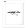 Image Republic Affiche Loic Prigent Je Déteste Tout - 30 x 40 cm > Fabriqué En France|Décorations Murales