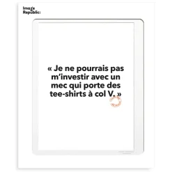 Image Republic Affiche Loic Prigent Je Ne Pourrais - 30 x 40 cm > Fabriqué En France|Décorations Murales