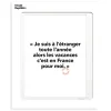 Image Republic Affiche Loic Prigent Je Suis A - 30 x 40 cm > Fabriqué En France|Décorations Murales