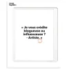 Image Republic Affiche Loic Prigent Je Vous Credite - 30 x 40 cm > Fabriqué En France|Décorations Murales