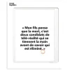 Image Republic Affiche Loic Prigent Mon Fils Pense - 30 x 40 cm > Fabriqué En France|Décorations Murales