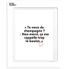Image Republic Affiche Loic Prigent Tu Veux Du Champ - 30 x 40 cm > Fabriqué En France|Décorations Murales
