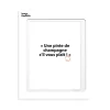 Image Republic Affiche Loic Prigent Une pinte de champagne - 30 x 40 cm > Fabriqué En France|Décorations Murales