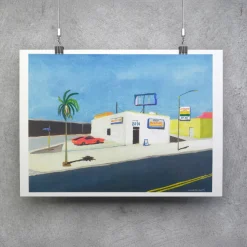 Kiblind Affiche Lomita, California - Nao Tatsumi > Affiches & Tableaux