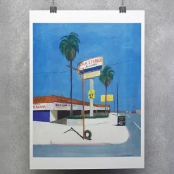 Kiblind Affiche Los Angeles, California - Nao Tatsumi > Affiches & Tableaux