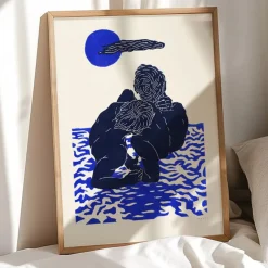 PSTR Studio Affiche Maliv Blue Moon II > Affiches & Tableaux
