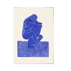 PSTR Studio Affiche Maliv One+One=Three - Bleu > Affiches & Tableaux