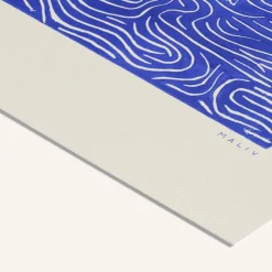 PSTR Studio Affiche Maliv One+One=Three - Bleu > Affiches & Tableaux