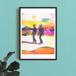 Kiblind Affiche Meeting with Daft Punk - Hee-Jeong Moon > Affiches & Tableaux