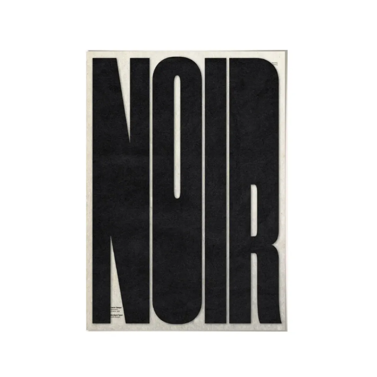 PSTR Studio Affiche Meindl Taxer Noir > Affiches & Tableaux