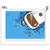 Image Republic Affiche Monsieur Z love boat - 40 x 50 cm > Décorations Murales|Affiches & Tableaux