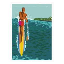 Image Republic Affiche Monsieur Z paddle - 40 x 50 cm > Décorations Murales|Affiches & Tableaux