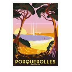 Image Republic Affiche Monsieur Z porquerolles - 40 x 50 cm > Décorations Murales|Affiches & Tableaux