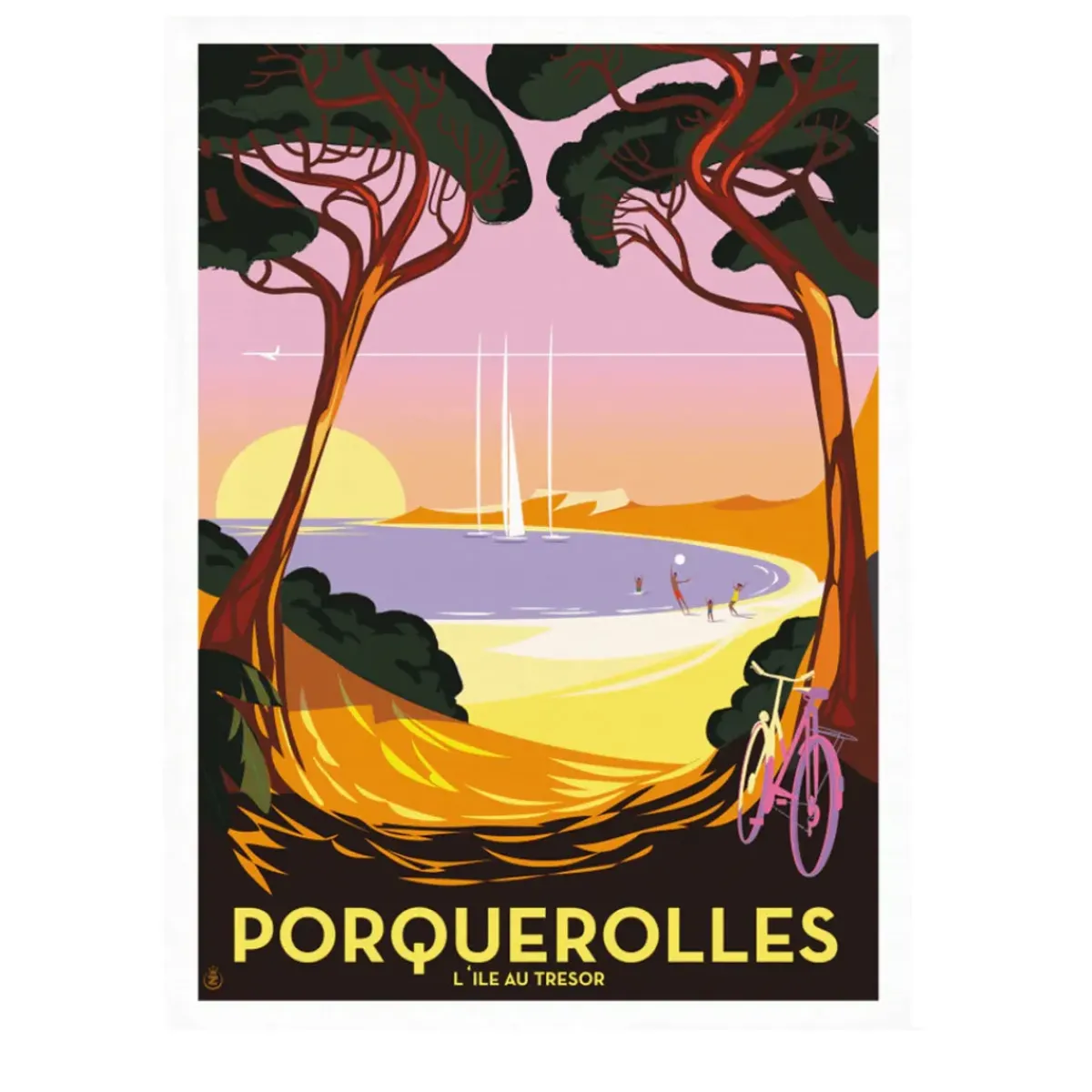 Image Republic Affiche Monsieur Z porquerolles - 40 x 50 cm > Décorations Murales|Affiches & Tableaux