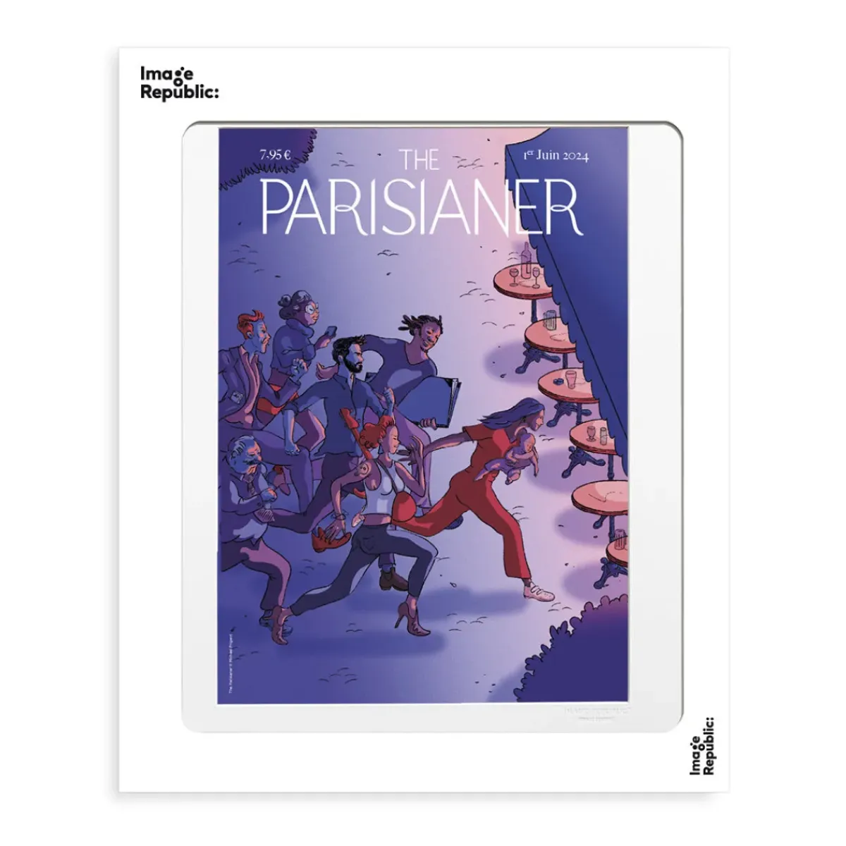 Image Republic Affiche 100 mètres - The Parisianer N°83 - Prigent > Affiches & Tableaux