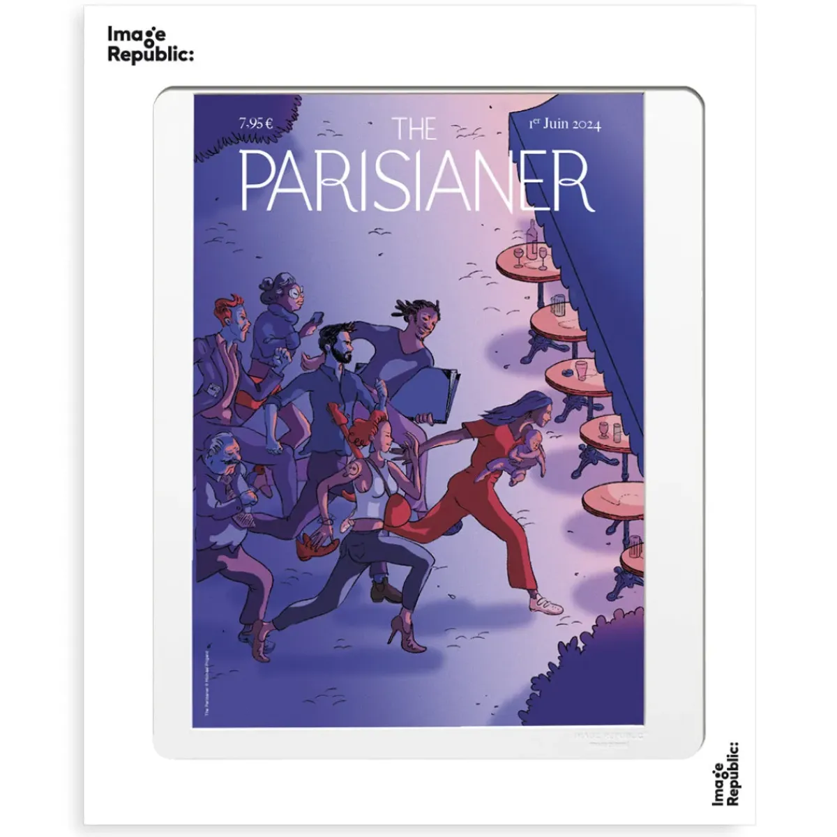 Image Republic Affiche 100 mètres - The Parisianer N°83 - Prigent > Affiches & Tableaux