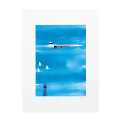 Image Republic Affiche Paris Concorde - Why LA Pourquoi Paris - 22 x 22 cm > Fabriqué En France|Affiches & Tableaux