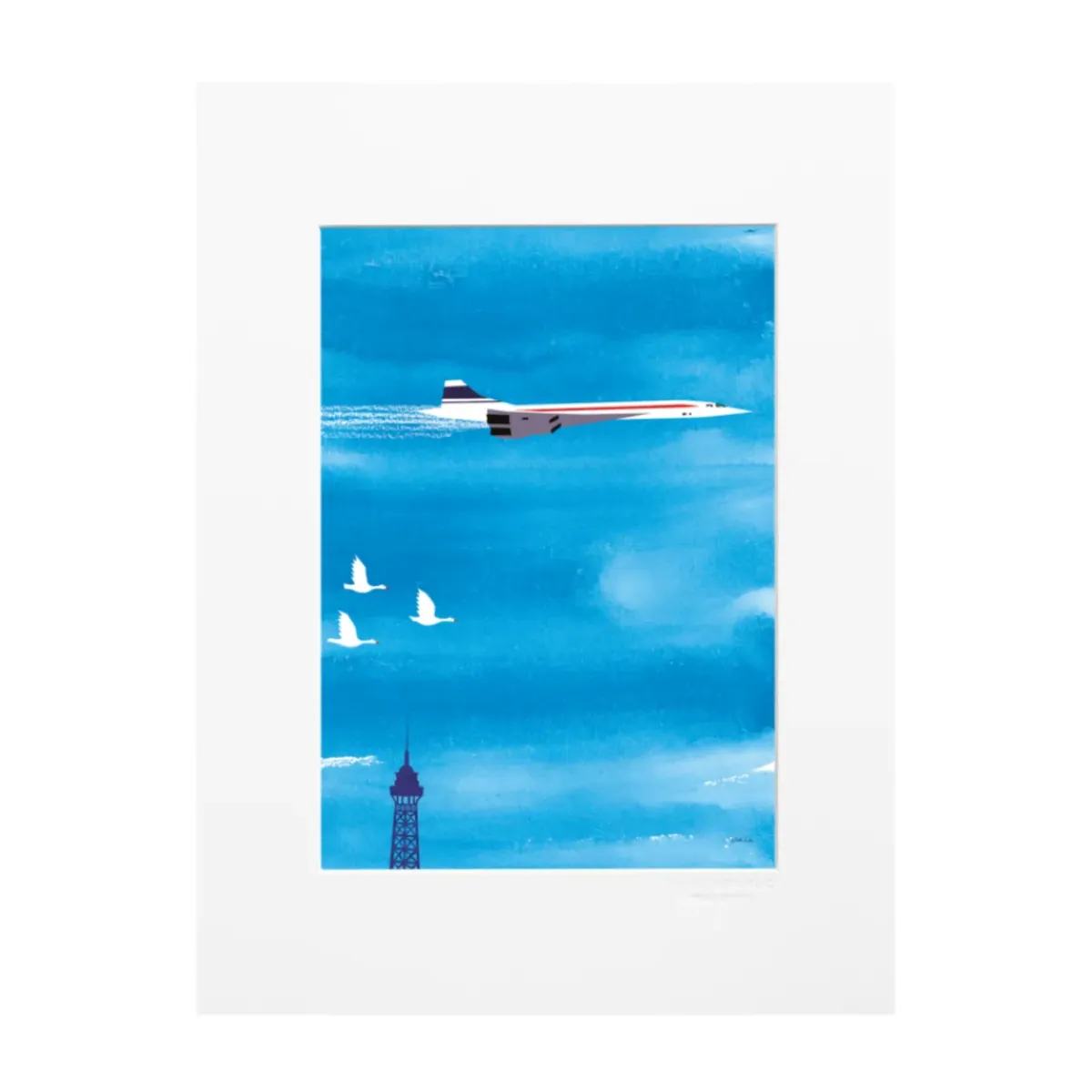Image Republic Affiche Paris Concorde - Why LA Pourquoi Paris - 22 x 22 cm > Fabriqué En France|Affiches & Tableaux