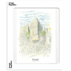 Image Republic Affiche Sempe Le Gaulois - 40 x 50 cm > Fabriqué En France|Décorations Murales