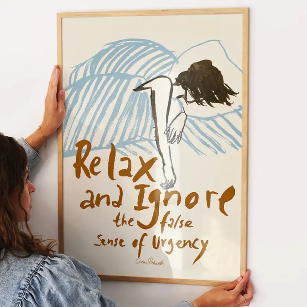 PSTR Studio Affiche Sissan Relax u0026 Ignore > Affiches & Tableaux