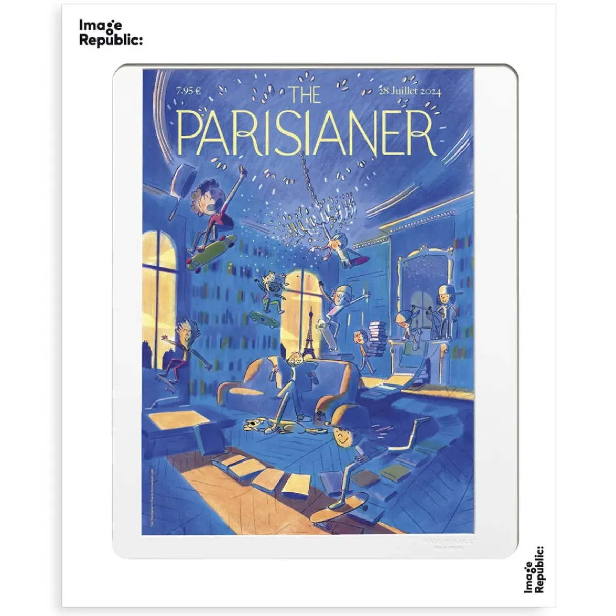 Image Republic Affiche Skateboard - The Parisianer N°89 - Lyet > Affiches & Tableaux