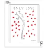 Image Republic Affiche Soledad Only Love - 30 x 40 cm > Fabriqué En France|Décorations Murales
