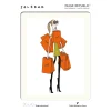 Image Republic Affiche Soledad Sac Orange - 30 x 40 cm > Fabriqué En France|Décorations Murales