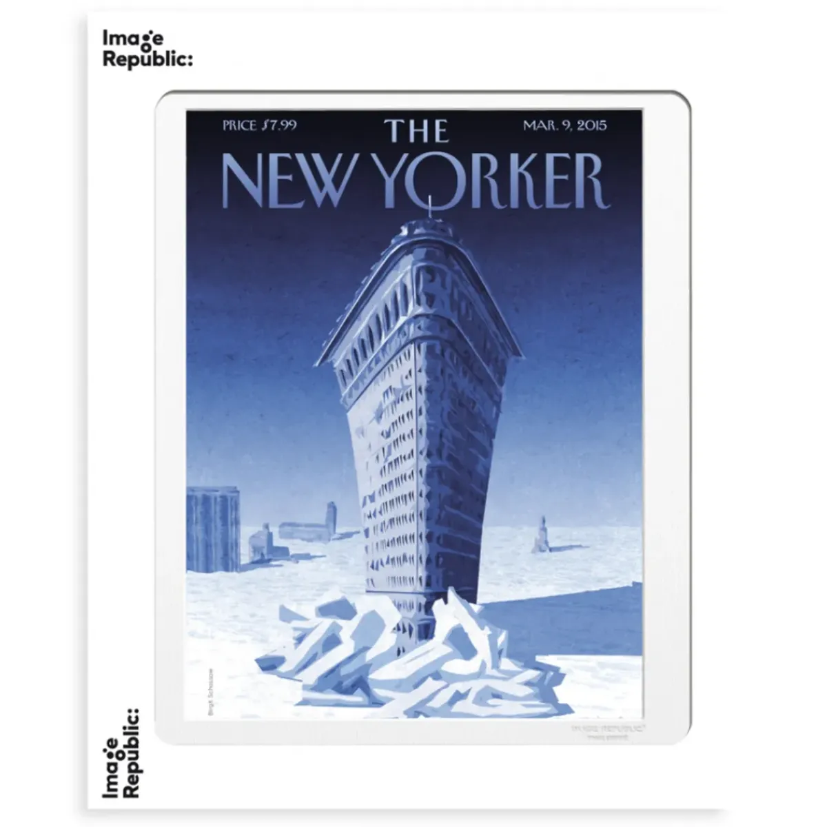Image Republic Affiche The Newyorker 204 schossow flatiron ice 9 mars 2015 - 40 x 50 cm > Décorations Murales|Affiches & Tableaux