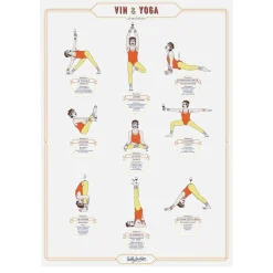 Sélectionné par Fleux Affiche Vin u0026 Yoga > Affiches & Tableaux