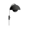 And Tradition Applique murale Flowerpot VP8 H 35,5cm - Noir mat > Appliques Murales