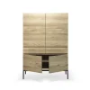 Ethnicraft Armoire Ligna en chêne noir - 4 Portes, 2 Tiroirs > Buffets, Armoires & Commodes