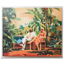 HK Living Art Mural Conversation - 152 x 4 x 127 cm > Art Mural|Affiches & Tableaux