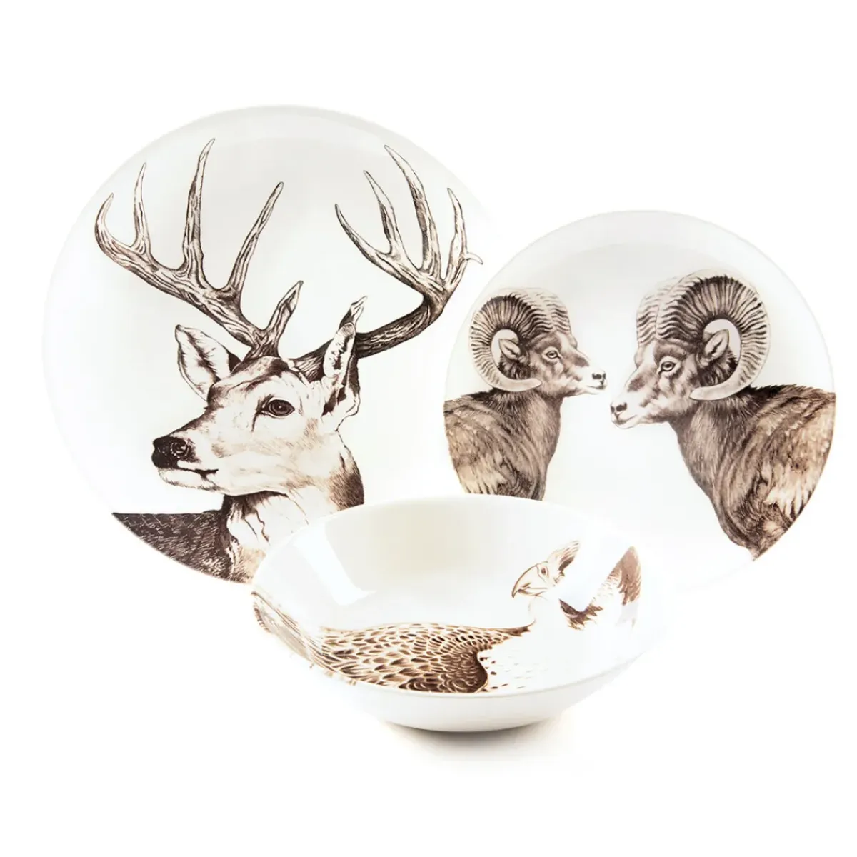 Sélectionné par Fleux Assiette creuse - Faucon > Assiettes & Couverts
