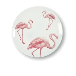 Sélectionné par Fleux Assiette à dessert Flamants en porcelaine - Ø 21 cm > Assiettes & Couverts