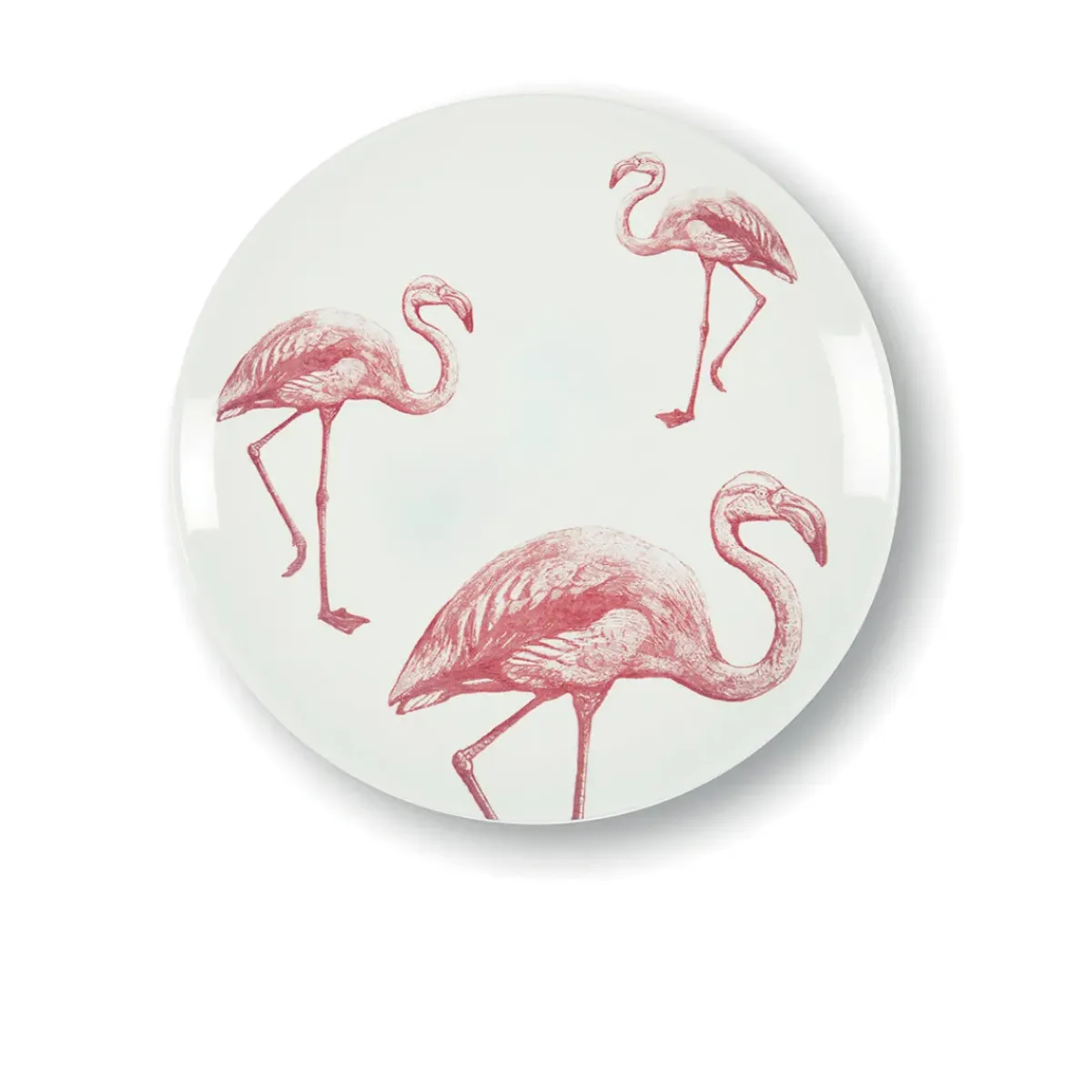 Sélectionné par Fleux Assiette à dessert Flamants en porcelaine - Ø 21 cm > Assiettes & Couverts