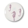 Sélectionné par Fleux Assiette à dessert Hippocampes en porcelaine - Ø 21 cm > Assiettes & Couverts