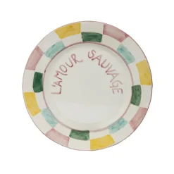 Sélectionné par Fleux Assiette à dessert L'amour sauvage - 22 cm > Fabriqué En Europe|Sets De Table & Dessous De Verre
