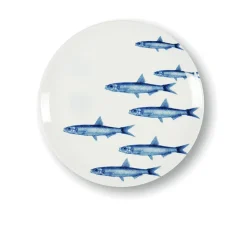 Sélectionné par Fleux Assiette à dessert Poissons en porcelaine - Ø 21 cm > Assiettes & Couverts