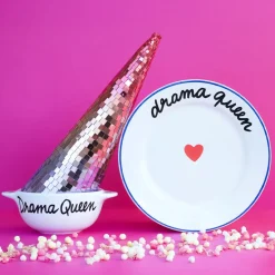 Pied de Poule Assiette Drama Queen > Assiettes & Couverts