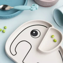 Sélectionné par Fleux Assiette en silicone - Éléphant > Enfant Vaisselle Enfants|Vaisselle Enfant