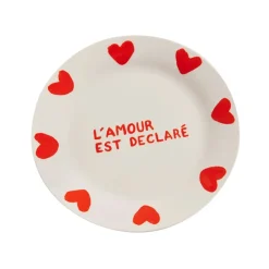 émoi émoi Assiette l'Amour est déclaré > Fabriqué En Europe|Assiettes & Couverts