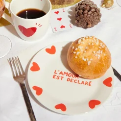émoi émoi Assiette l'Amour est déclaré > Fabriqué En Europe|Assiettes & Couverts