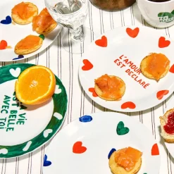 émoi émoi Assiette l'Amour est déclaré > Fabriqué En Europe|Assiettes & Couverts