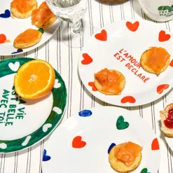 émoi émoi Assiette la Vie Est Belle Avec Toi > Fabriqué En Europe|Assiettes & Couverts