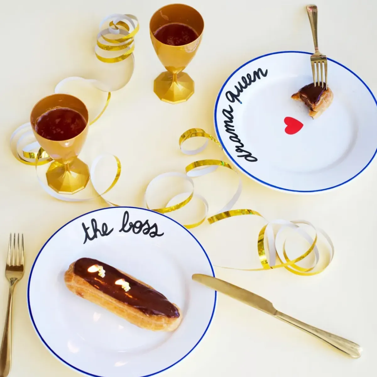 Pied de Poule Assiette The Boss > Assiettes & Couverts